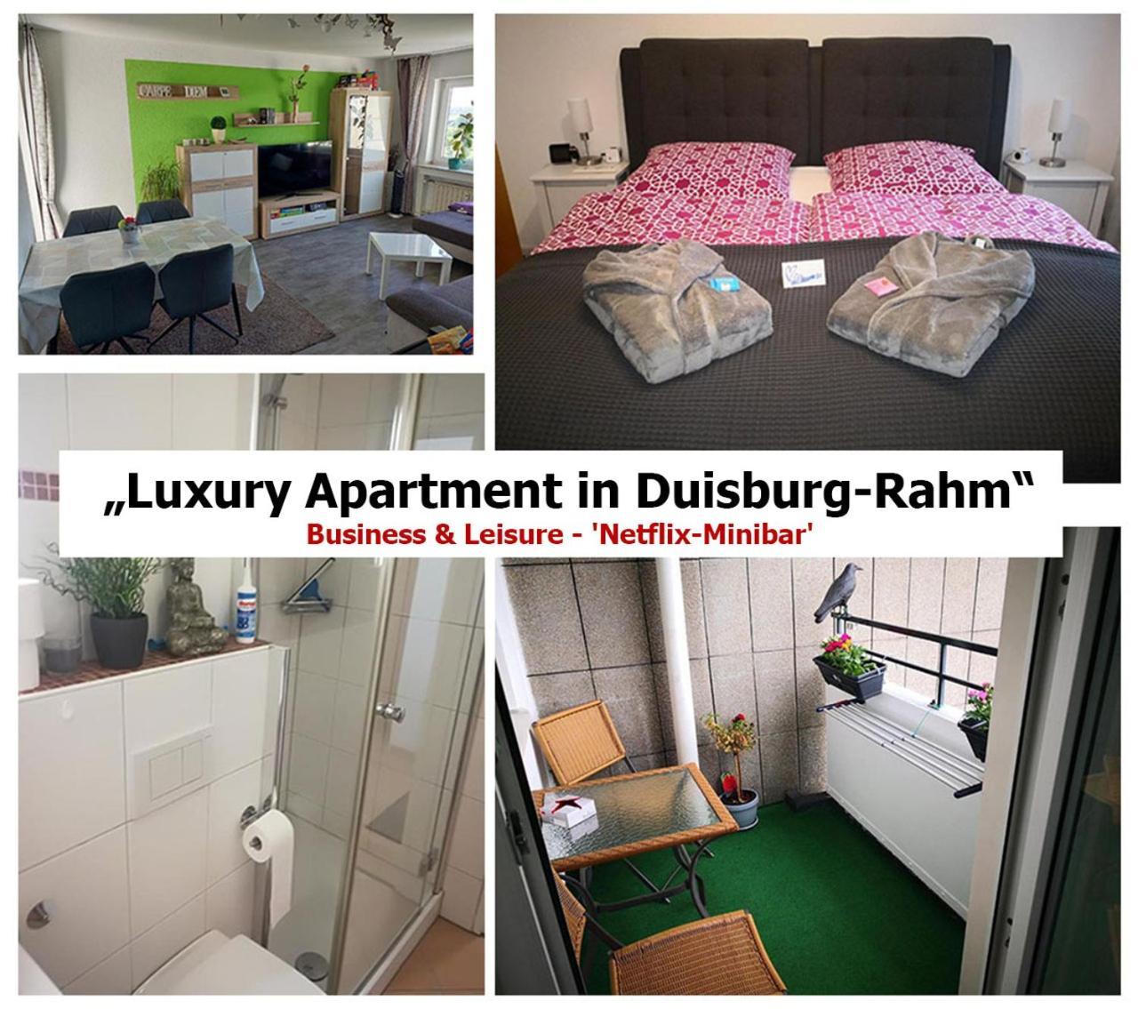 Luxury Apartment In Duisburg-Rahm - Business & Leisure - 'Netflix-Minibar' Eksteriør bilde